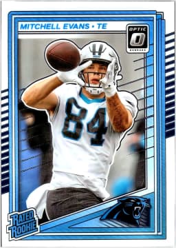 Mitchell Evans #254 Rookie Card 2025 Donruss Optic