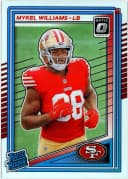 Mykel Williams #210 Rookie Card 2025 Donruss Optic