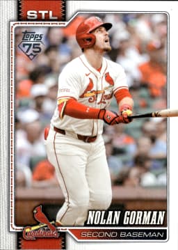 Nolan Gorman #587 2026 Topps Series 2