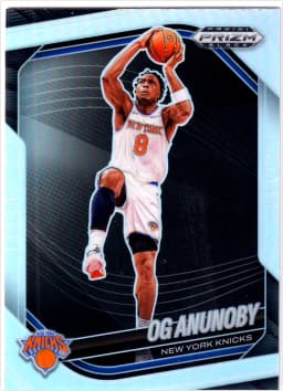 OG Anunoby #111 2024-25 Panini Prizm Black Silver