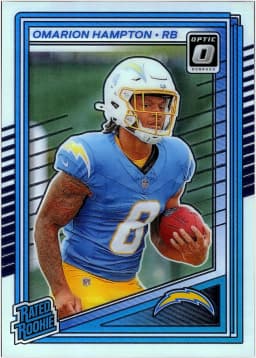 Omarion Hampton #212 Rookie Card 2025 Donruss Optic