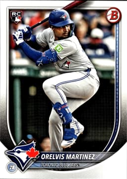 Orelvis Martinez #75 Rookie Card 2025 Bowman