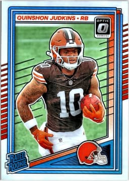 Quinshon Judkins #252 Rookie Card 2025 Donruss Optic