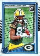 Savion Williams #221 Rookie Card 2025 Donruss Optic
