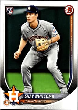Shay Whitcomb #47 Rookie Card 2025 Bowman