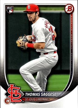 Thomas Saggese #57 Rookie Card 2025 Bowman