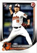 Tomoyuki Sugano #41 Rookie Card 2025 Bowman Neon Green