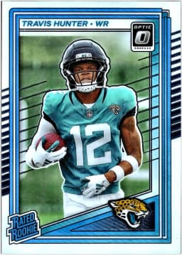 Travis Hunter #201 Rookie Card 2025 Donruss Optic