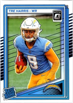 Tre Harris #229 Rookie Card 2025 Donruss Optic
