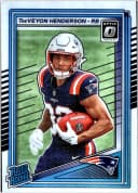 TreVeyon Henderson #248 Rookie Card 2025 Donruss Optic