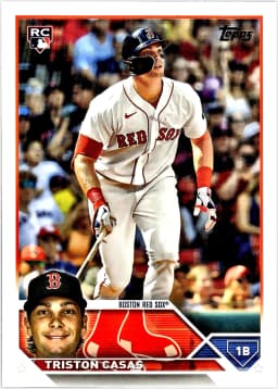 Triston Casas #92 Rookie Card 2023 Topps