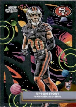 Upton Stout #188 Rookie Card 2025 Topps Cosmic Chrome Football