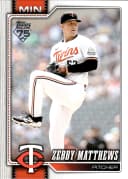 Zebby Matthews #606 Rookie Card 2026 Topps Series 2