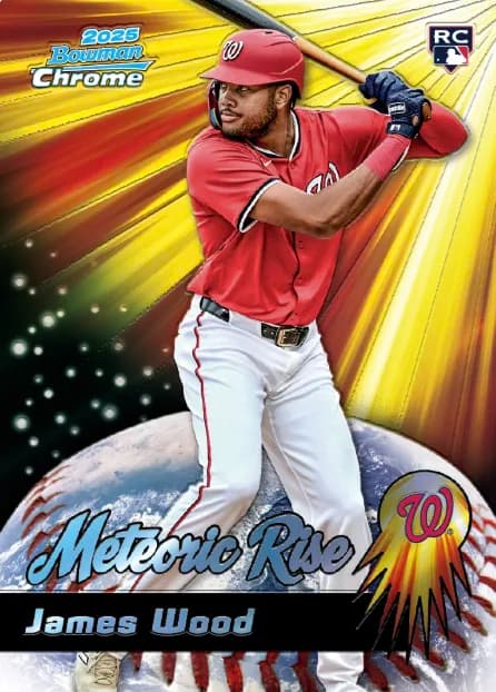 2025 Bowman Chrome Baseball checklist card preview