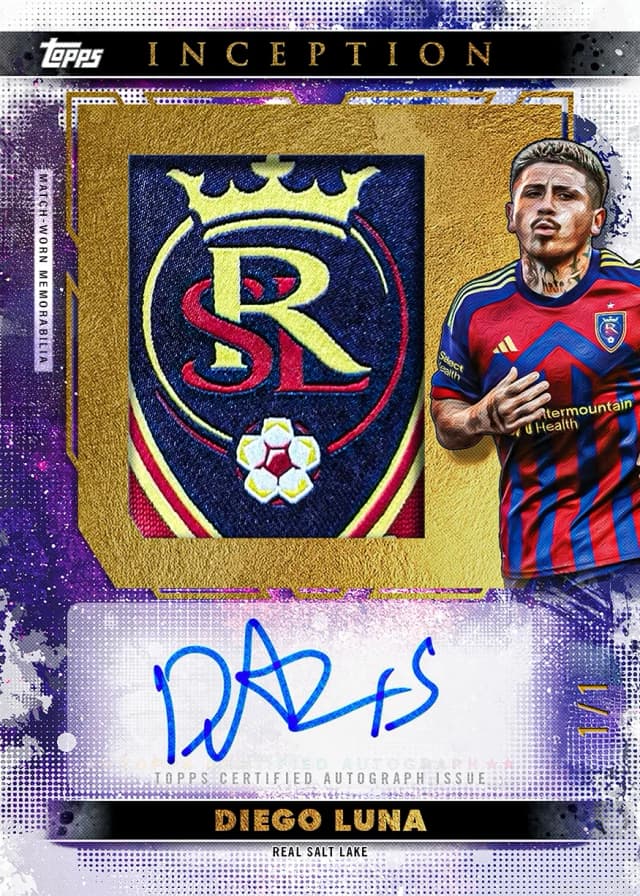 2025 Topps Inception MLS checklist card preview