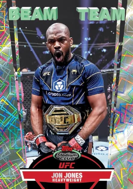 2025 Topps Stadium Club UFC checklist card preview