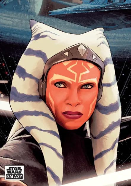 2025 Topps Star Wars Chrome Galaxy checklist card preview