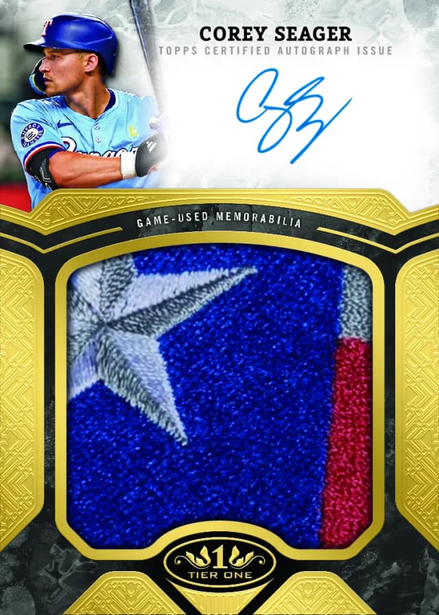 2025 Topps Tier One Baseball checklist card preview