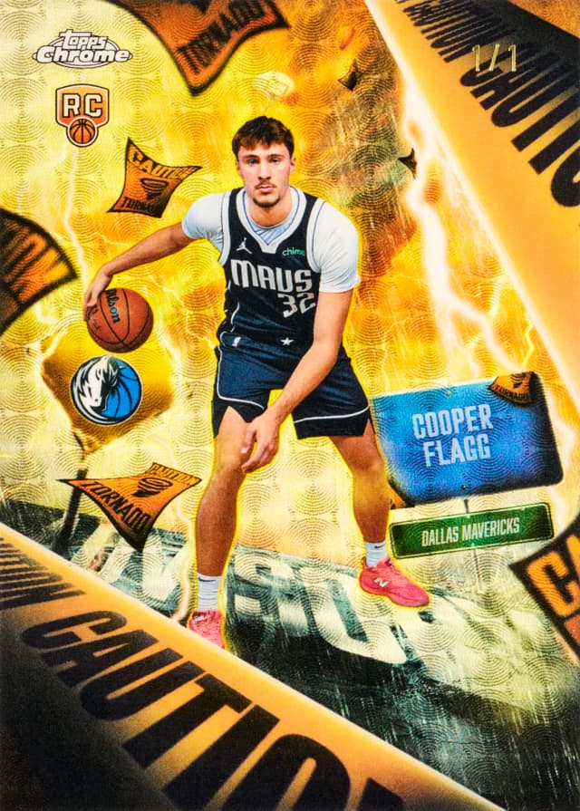 2025-26 Topps Chrome Basketball checklist card preview