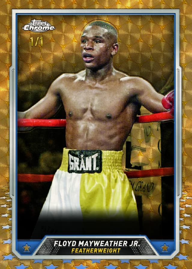 2024 Topps Chrome Boxing checklist card preview