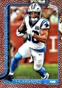 Chuba Hubbard #42 Football Leather Refractor 2025 Topps Chrome Football