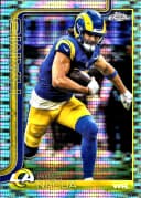 Puka Nacua #166 Pulsar Refractor 2025 Topps Chrome Football