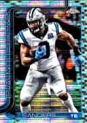 Ja'Tavion Sanders #45 Pulsar Refractor Rookie Card 2025 Topps Chrome Football