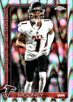 Darnell Mooney #11 RayWave Refractor 2025 Topps Chrome Football