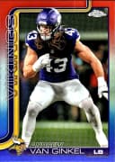 Andrew Van Ginkel #198 Red White Blue Refractor 2025 Topps Chrome Football