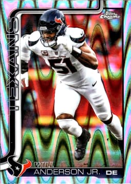 Will Anderson Jr. #121 RayWave Refractor 2025 Topps Chrome Football
