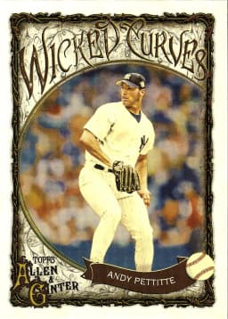 Andy Pettitte #WC-40 Wicked Curves 2025 Topps Allen & Ginter