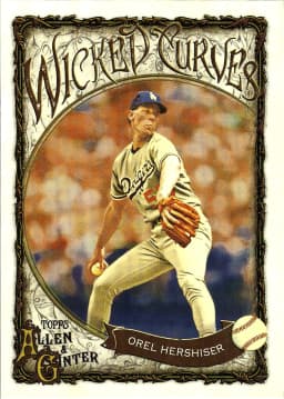 Orel Hershiser #WC-26 Wicked Curves 2025 Topps Allen & Ginter