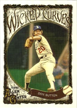 Don Sutton #WC-36 Wicked Curves 2025 Topps Allen & Ginter