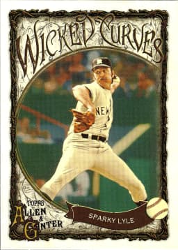 Sparky Lyle #WC-32 Wicked Curves 2025 Topps Allen & Ginter