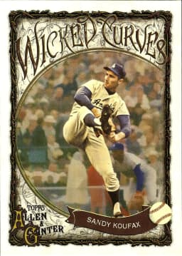 Sandy Koufax #WC-6 Wicked Curves 2025 Topps Allen & Ginter