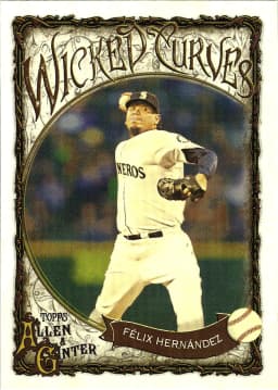 Félix Hernández #WC-19 Wicked Curves 2025 Topps Allen & Ginter