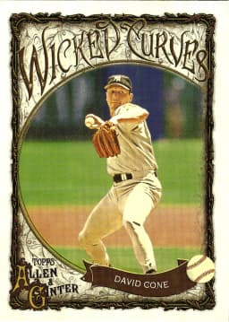 David Cone #WC-18 Wicked Curves 2025 Topps Allen & Ginter