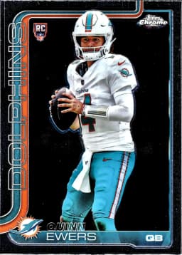 Quinn Ewers #316 Rookie Card 2025 Topps Chrome Football