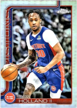 Ronald Holland II #16 Refractor Rookie Card 2025-26 Topps Chrome