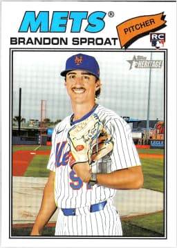 Brandon Sproat #118 Rookie Card 2026 Topps Heritage