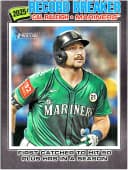 Cal Raleigh #231 Record Breakers 2025 Topps Heritage