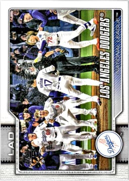 Los Angeles Dodgers Team Card #256 2026 Topps Series 1
