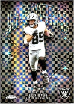Brock Bowers #ACT-10 All Chrome X-Fractor 2025 Topps Chrome