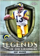 Kurt Warner #LOG-1 Legends of the Gridiron Refractor 2025 Topps Chrome