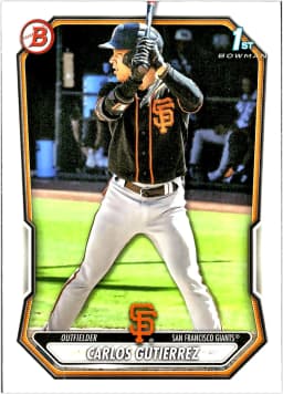 Carlos Gutierrez #BP-14 2026 Bowman