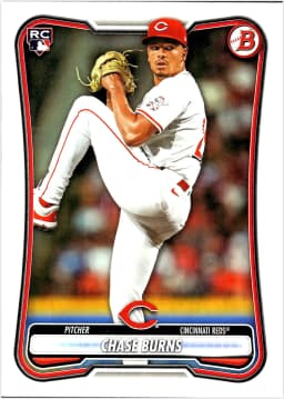 Chase Burns #3 Rookie Card 2026 Bowman