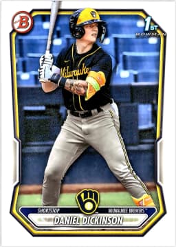Daniel Dickinson #BP-50 2026 Bowman
