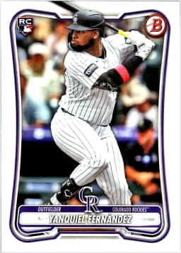 Yanquiel Fernández #91 Rookie Card 2026 Bowman