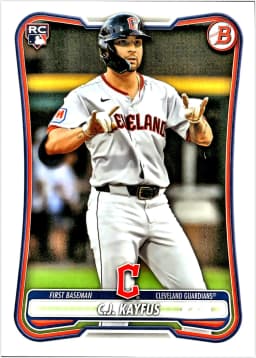 C.J. Kayfus #98 Rookie Card 2026 Bowman