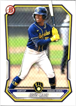 Jesús Made #BP-96 2026 Bowman